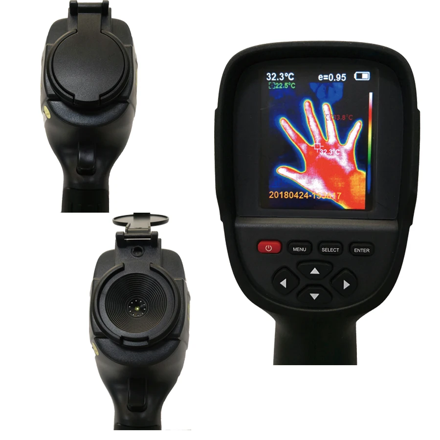 Koop HT 18 Handheld IR Digitale Warmtebeeldcamera Detector Camera Infrarood Temperatuur Warmte met opslag wedstrijd Zoeken FLIR Thermische