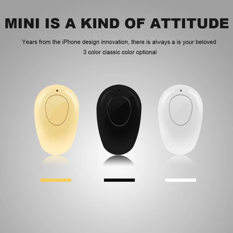 

ANBES Mini Sport Ultra-small S530 4.0 Stereo Bluetooth Earphone Earbud Wireless Headset Mic Headphones Handfree for All Phone