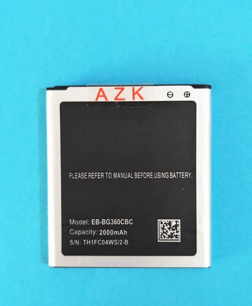 AZK EB-BG360CBC аккумулятор для samsung Galaxy Core Prime G360 G361F G361H G360H/F LTE SM-G3606 G3606 G3608 G3609 аккумулятор для телефона