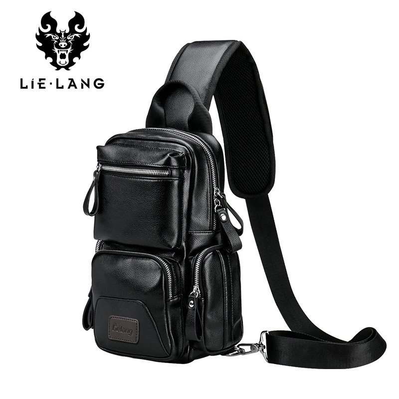 LIELANG Crossbody أكياس للرجال رسول حقيبة صدر للرجال حزمة حقيبة عادية للماء النايلون واحد الكتف حزام حزمة 2019 جديد أزياء