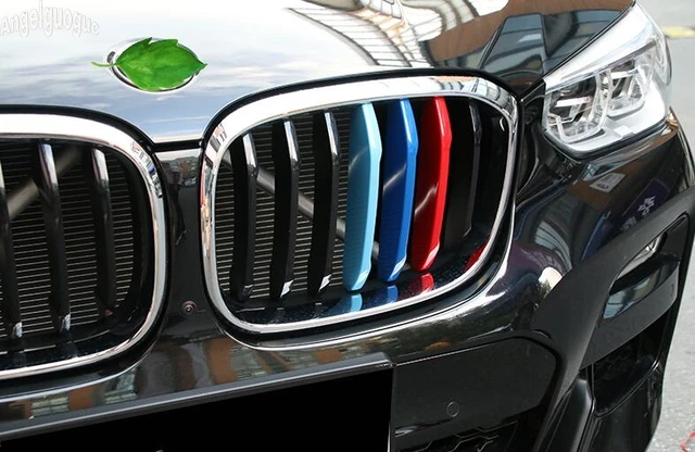 Auto-Chrom-Frontgrill-Dekorationsstreifen, Abdeckleiste, Personalisierte  Auto-KüHlergrill-Aufkleber, FüR BMW X3 G01 G08 : : Auto & Motorrad