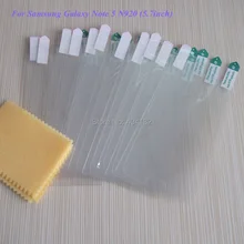 5,7 дюймов чехол телефона прозрачная Защита экрана для samsung Galaxy Note 5 N9200 N920 пленка(500 шт./лот