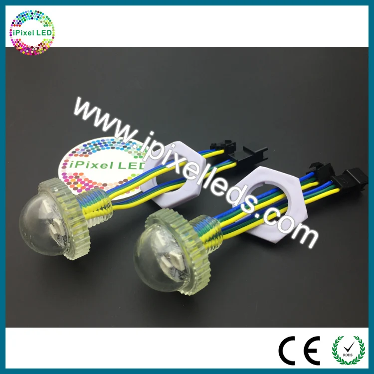 Логотип DC12V 3 SMD5050 RGB 25 мм пикселей, светодиодный