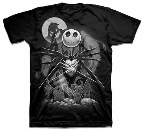 The Nightmare Before Christmas Halloween Town Jack Adult T-Shirt | Мужская одежда