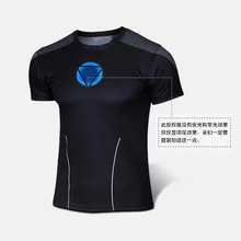 High Quality NEW 2015 Marvel Iron Man Reactor costume Tshirt Men USA clothing Super Hero Jersey new short sleeves XS-XXXXL