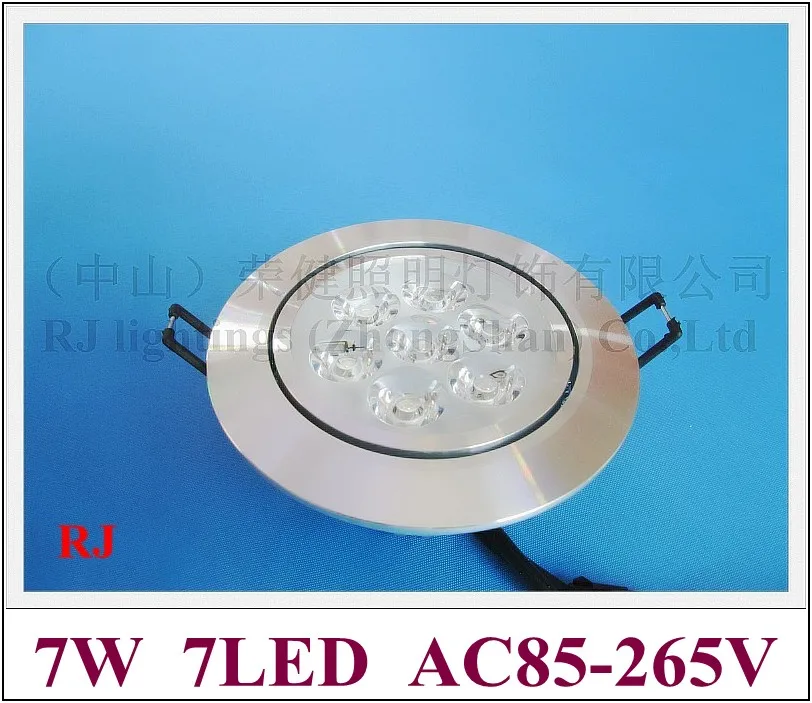 

super quality for project use high power LED ceiling light lamp 7W LED spot light with blade radiator AC85-265V 3 year warranty