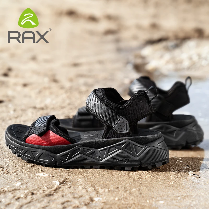 RAX رجل الرياضة الصنادل الصيف في الهواء الطلق صنادل شاطئ الرجال أكوا الرحلات أحذية ماء الرجال المنبع أحذية النساء الصيد سريعة أحذية