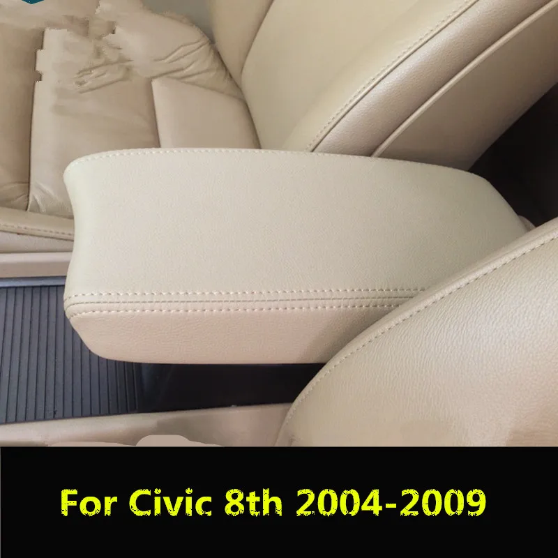 Us 21 35 Customzied Decorated Microfibre Leather Center Armrest Cover For Honda Civic 8th 2004 05 06 07 08 2009 Aab024 In Interior Mouldings From