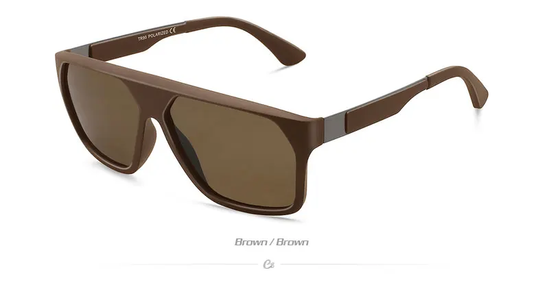 JULI классический Поляризованные спортивные солнцезащитные очки Для мужчин Для женщин мужской вождения Обёрточная бумага квадратная рамка плоские топ солнцезащитные очки UV400 gafas-де-сол MJ8012