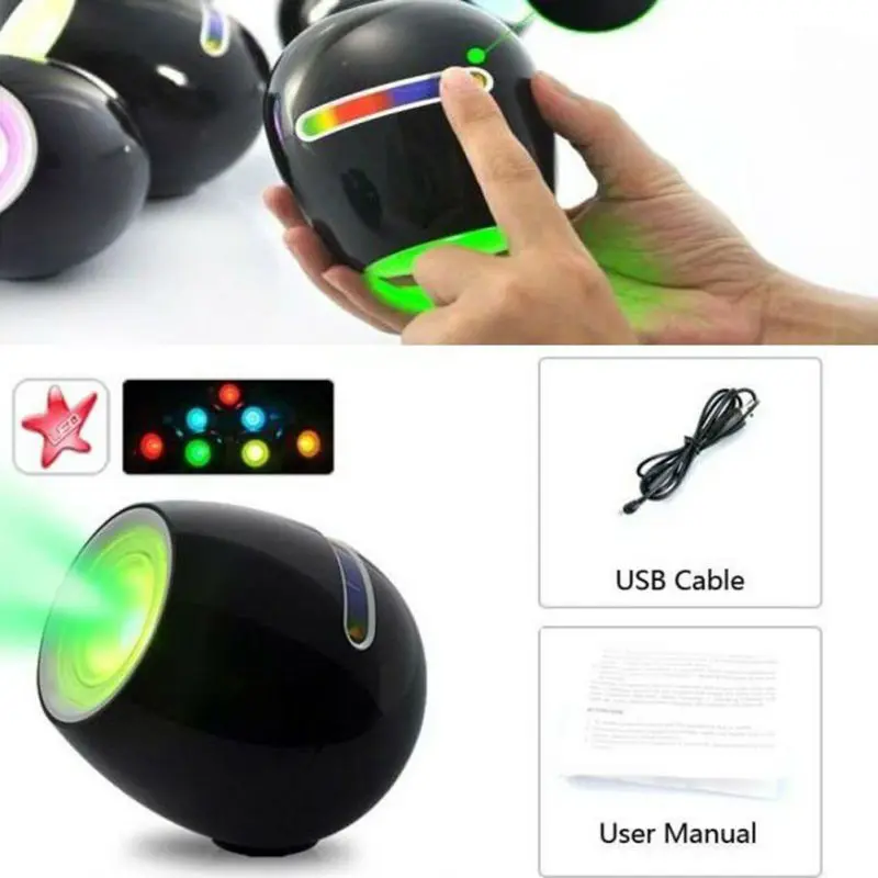 

256 Colors Living Color Light LED Lamp Mood Light Touchscreen Scroll Bar USB Night Light