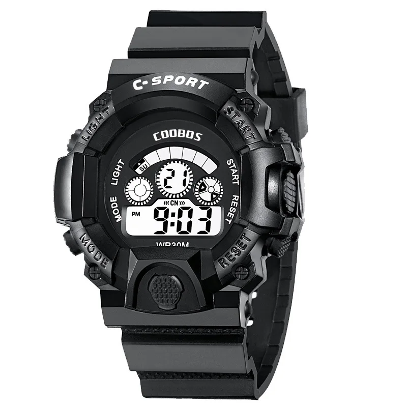 

201905071524 Children Watch Digital Watches Luminous The Boy Girl Multi-function Waterproof Student Sports Watch