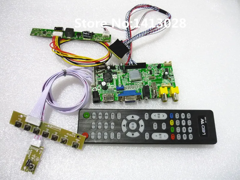 

HDMI+AV+VGA+audio+USB can play the video LCD Driver Controller Board Kit for Panel LD101WH2(SL)(02) LCD Panel Drive control suit