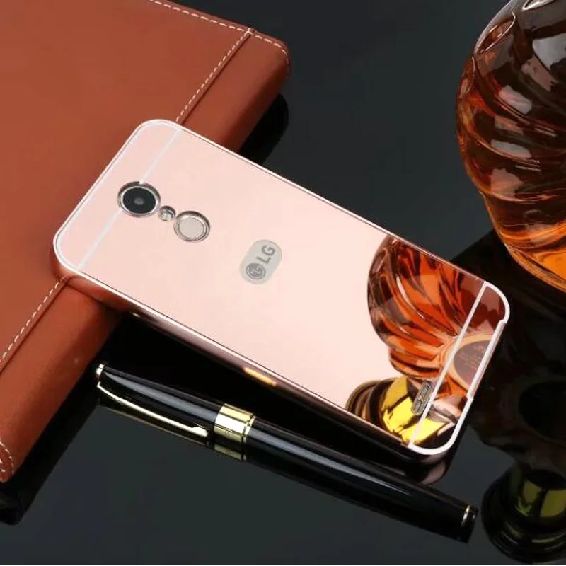 

Luxury plating Tough Mirror Phone Cover For LG G4note G4mini G5 K7 K8 K10 K10 2017 V10 V20 Xstyle Spirit Battery Protective capa