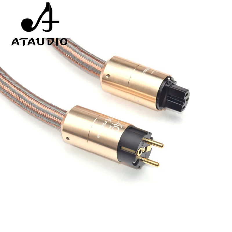 Кабель питания ATAUDIO Hifi Accuphase высокой чистоты OFC шнур с европейской вилкой для