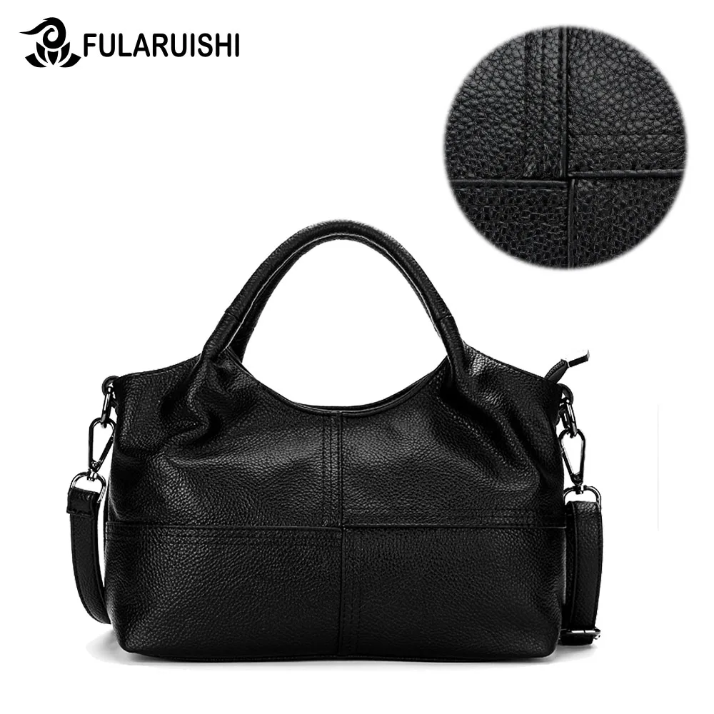 Simple Shoulder Bag For Women Elegant Handbag High Quality Female Hobo Bag Tote Soft Leather