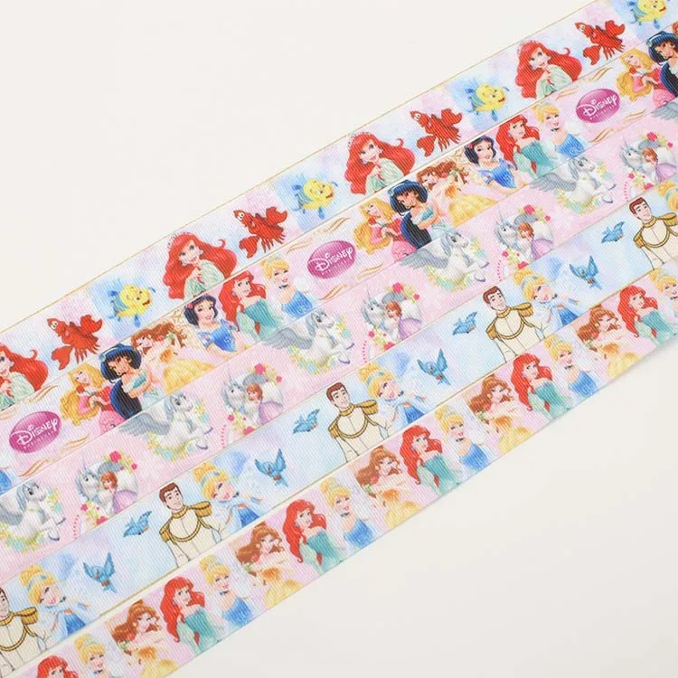 

10yards - different sizes - Princess grosgrain ribbon - Cartoon princess printed ribbon - Lovely,Cute ribbon