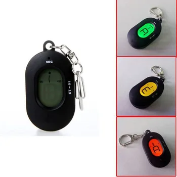 

Wholesale 5X SYDS Mini Key Ring LCD Digital Chromatic Tuner with Mic Black