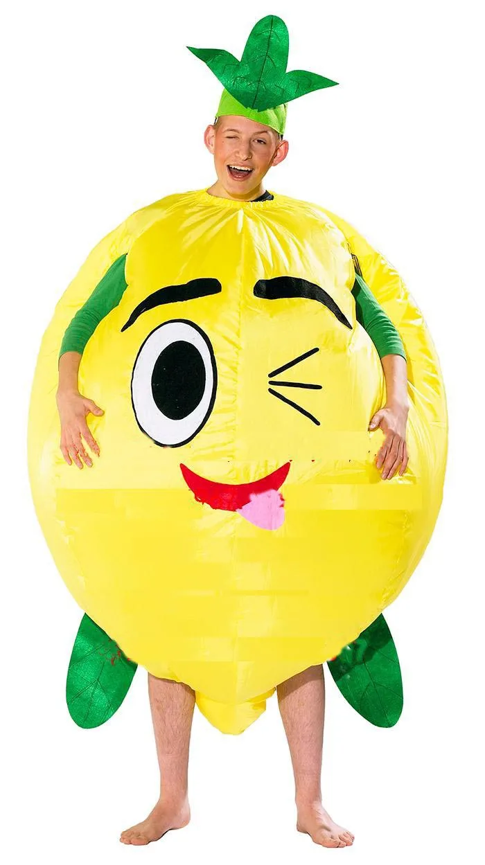 Lemon inflatable clothing christmas store opened performs clothing air