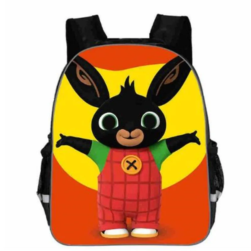 Милые детские школьные рюкзаки для девочек с принтом кролика из мультфильма Бинг рюкзак для мальчиков лучшая Подарочная сумка Детский сад