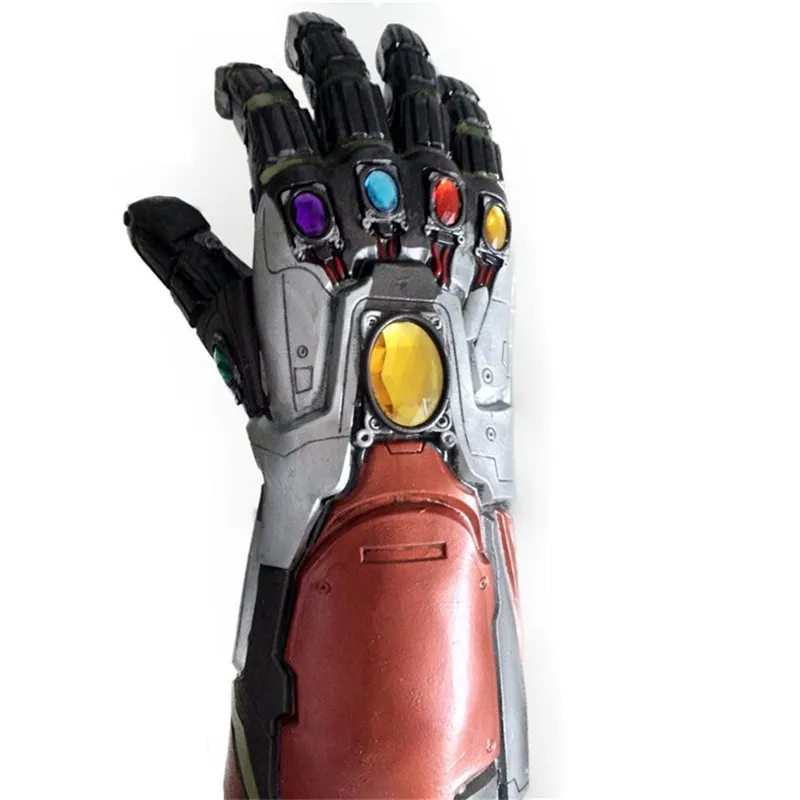 

Avengers 4 Endgame Iron Man Infinity Gauntlet Hulk Cosplay Arm Thanos Latex Gloves Arms Mask Marvel Superhero Weapon Party Props