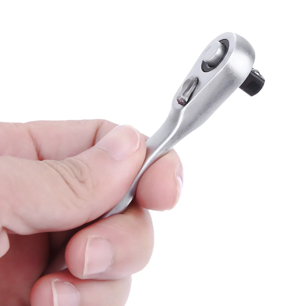 

Portable Mini 1/4inch Single-Ended Torque Rachet Alloy Wrench Spanner Repair Tools for Vehicle Bicycle Bike Hand Repair Tool