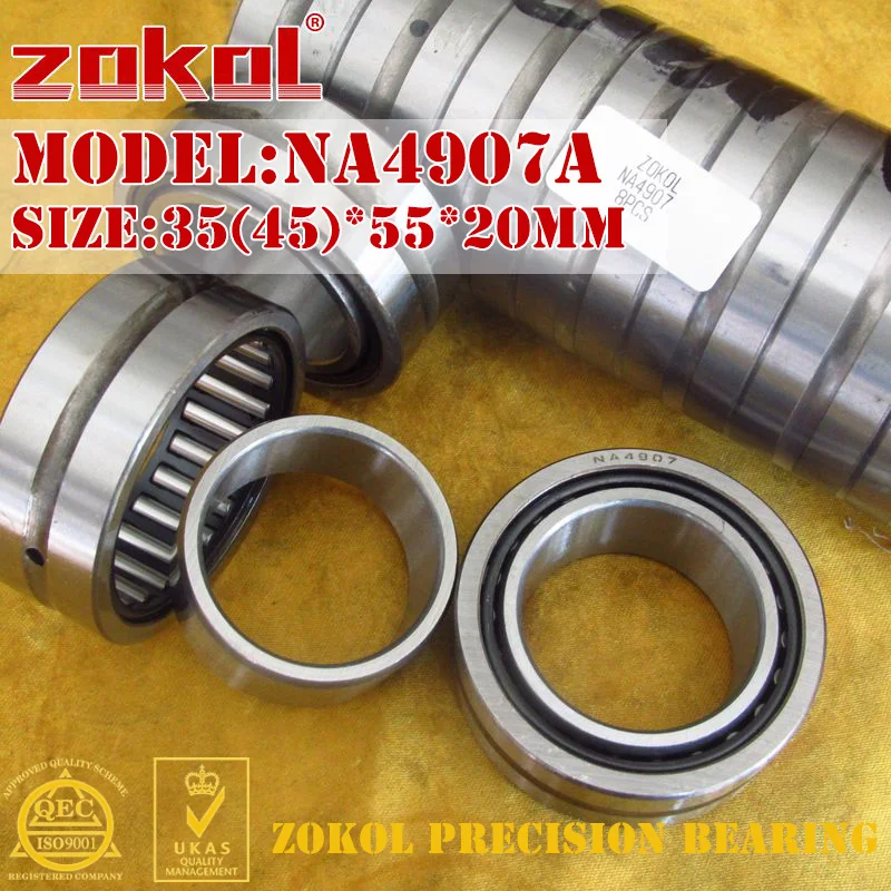 ZOKOL NA4907 A подшипник NA4907A сущность наконечник игольчатый роликовый 35*55*20 мм RNA4907A