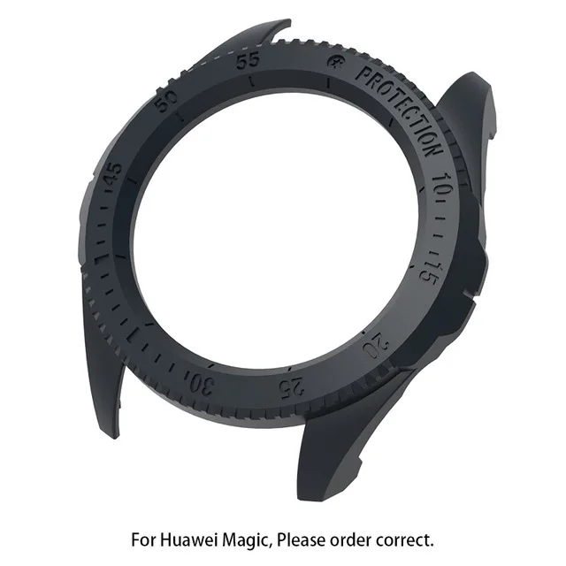 Пластиковый чехол с покрытием из поликарбоната для huawei Watch GT SIKAI, защитный чехол для часов huawei Honor Magic Smart Watch - Цвет: Magic-black