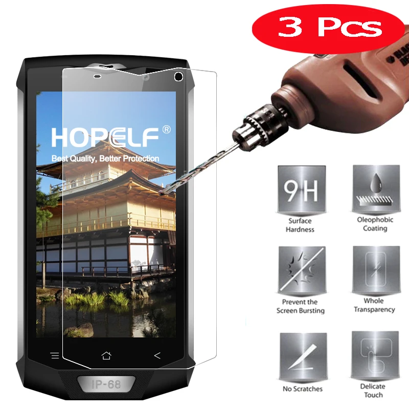 

3Pcs Tempered Glass for Blackview BV8000 Pro Screen Protector 9H 2.5D Phone Protective Glass for Blackview BV8000 Pro Glass