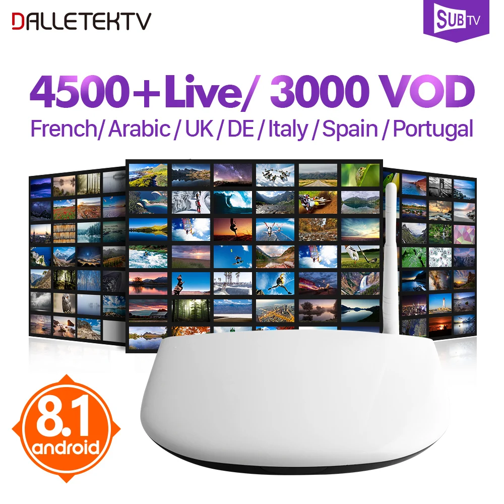 

Leadcool France Arabic IPTV Q1304 Android 8.1 Rk3229 same as Leadcool TV Receiver IPTV France Arabic Belgium Portugal Turkey
