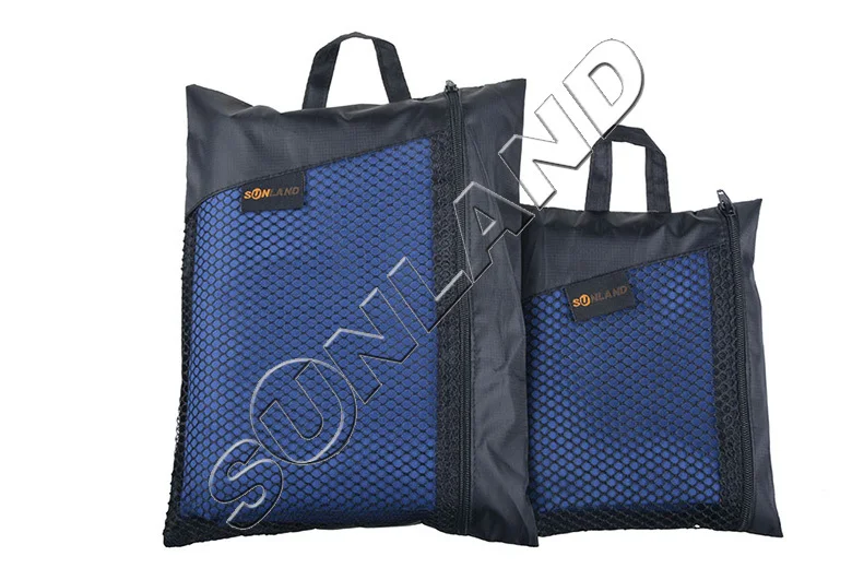 SUNLAND набор полотенец из микрофибры для кемпинга пляжное полотенце для путешествий спорта с сумкой 81,3 см X 152,5 см - Цвет: slate blue