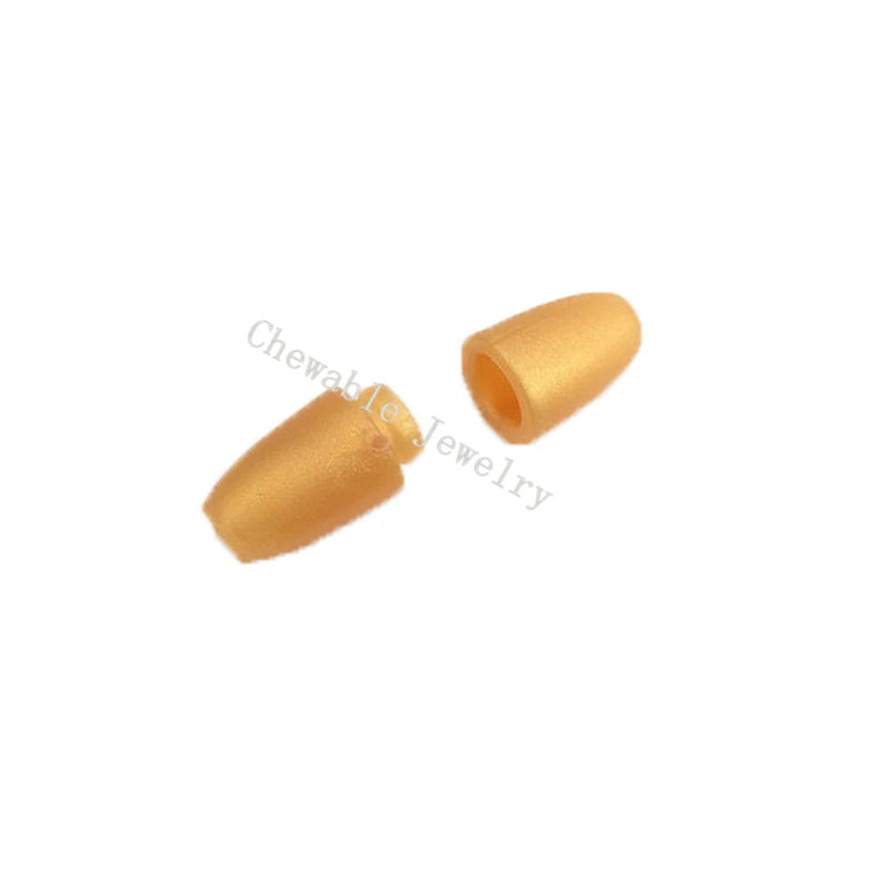 100 шт./лот, разъемные пластиковые застежки для силиконовых прорезывателей, ожерелье, сделай сам, безопасная застежка для детей, магнитные застежки, застежка-лобстер - Цвет: golden