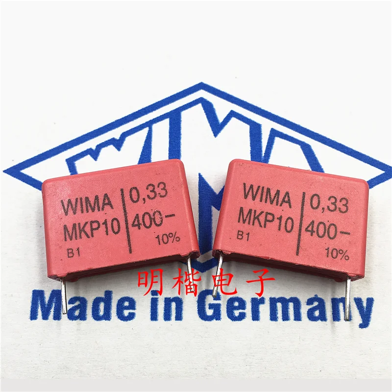 20 шт./50 шт. новый немецкий конденсатор WIMA MKP10 400 В мкФ Ф 0 33 НФ 334 шаг 22 5 мм Бесплатная