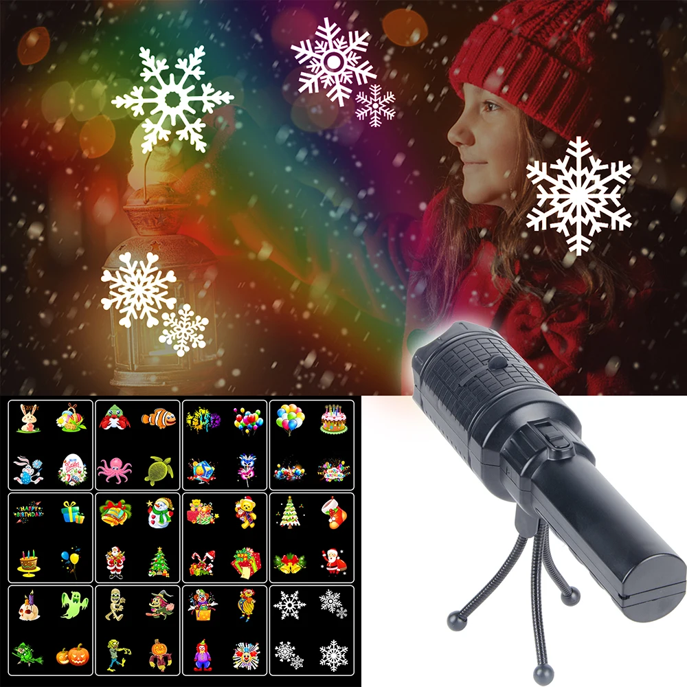 Koop Kmashi LED Cartoon Projector Lamp Baby Party Verhaal LED Licht Nieuwigheid Projector Zaklamp Kinderen Kerstcadeaus Speelgoed Verlichting