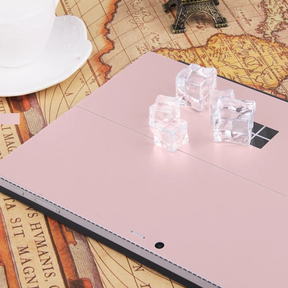 Премиум таблички-наклейки для(+) microsoft Surface Pro наклейка кожи защитный винил Стикеры точность легко наносится задняя крышка