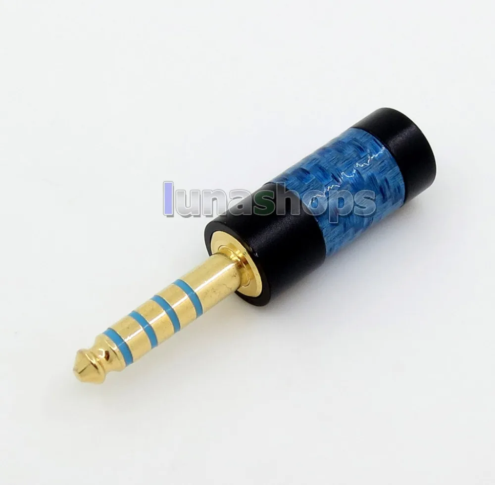 LN005865 CY2017 Blue Carbon Shell 4 4mm Headphone Earphone Adapter For Sony PHA 2A TA ZH1ES NW WM1Z NW WM1A AMP Player