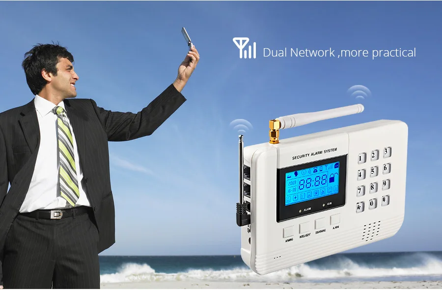 PSTN GSM alarm system