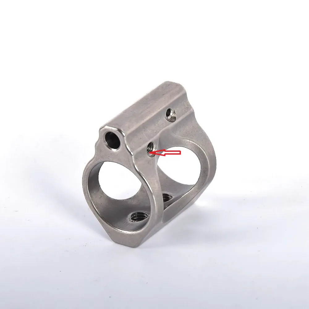 .750 Gas Block Adjustable Stainless Steel .750 Micro/Low Profile Gas