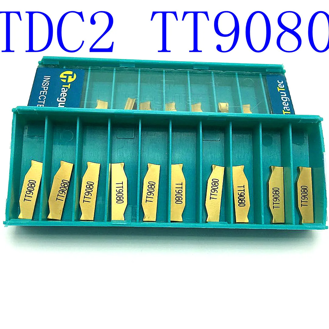 

20PCS lathe tool TDC2 TT9080 2mm carbide blade grooving cutting tool CNC lathe tool