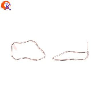 

Cordial Design 100Pcs 19*30MM Jewelry Making/Earrings Stud/Irregular Ring Shape/DIY Accessories/Hand Made/Earring Findings