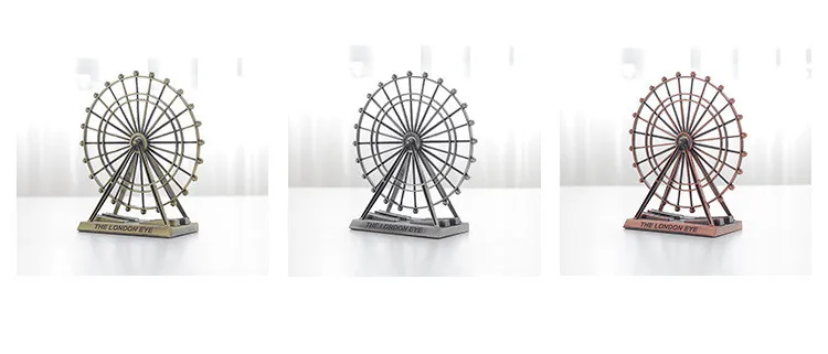 VILEAD 15 см железное вращающееся колесо обозрения статуэтки скандинавские креативные лондонские глаза ремесло гостиная украшения для дома подарок