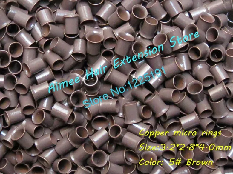 3.2*2.8*4.0mm 5 # Marrom 1000 unidades pacote