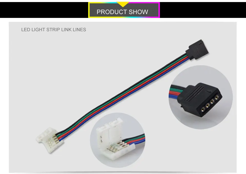 4Pin RGB Led Strip Wire Cable (3)