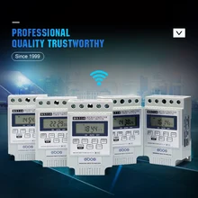 OBOS beautiful appearance 220V digital weekly timer white timer switch with 10 times on/off per day time set range 1min-168H