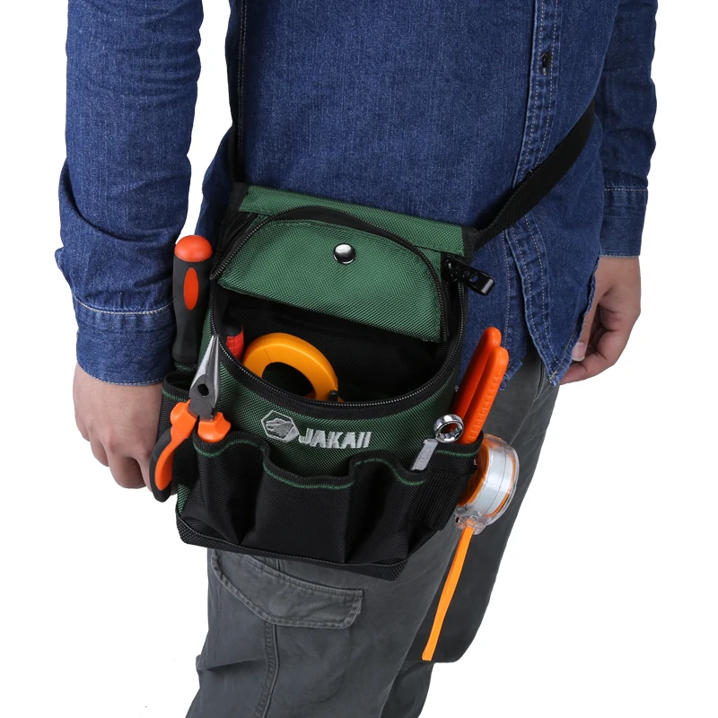 JAKAH электрик поясная сумка держатель для инструмента удобный органайзер для работы сумка для ремня мужская сумка для инструментов с несколькими карманами для ручных инструментов