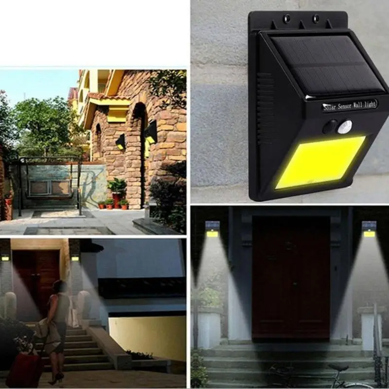 

48 LEDs PIR Motion Sensor Solar Light Human Body Infrared Wall Lamp Waterproof Auto Outdoor Garden Emergency Solar Lamp Lampada