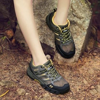 

TKN 2019 Women's Outdoor Shoes Climbing Hiking Sport Breathable Leather Sneakers Woman Trekking Shoes Outdoor Walking Shoes 702