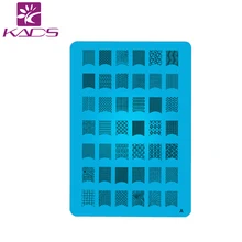 Wholesales 16pcs xl 중간 크기 스탬프 네일 아트 스탬핑 이미지 플레이트 인쇄 네일 아트 대형 빅 템플릿 diy 네일 스텐실 도구(China)