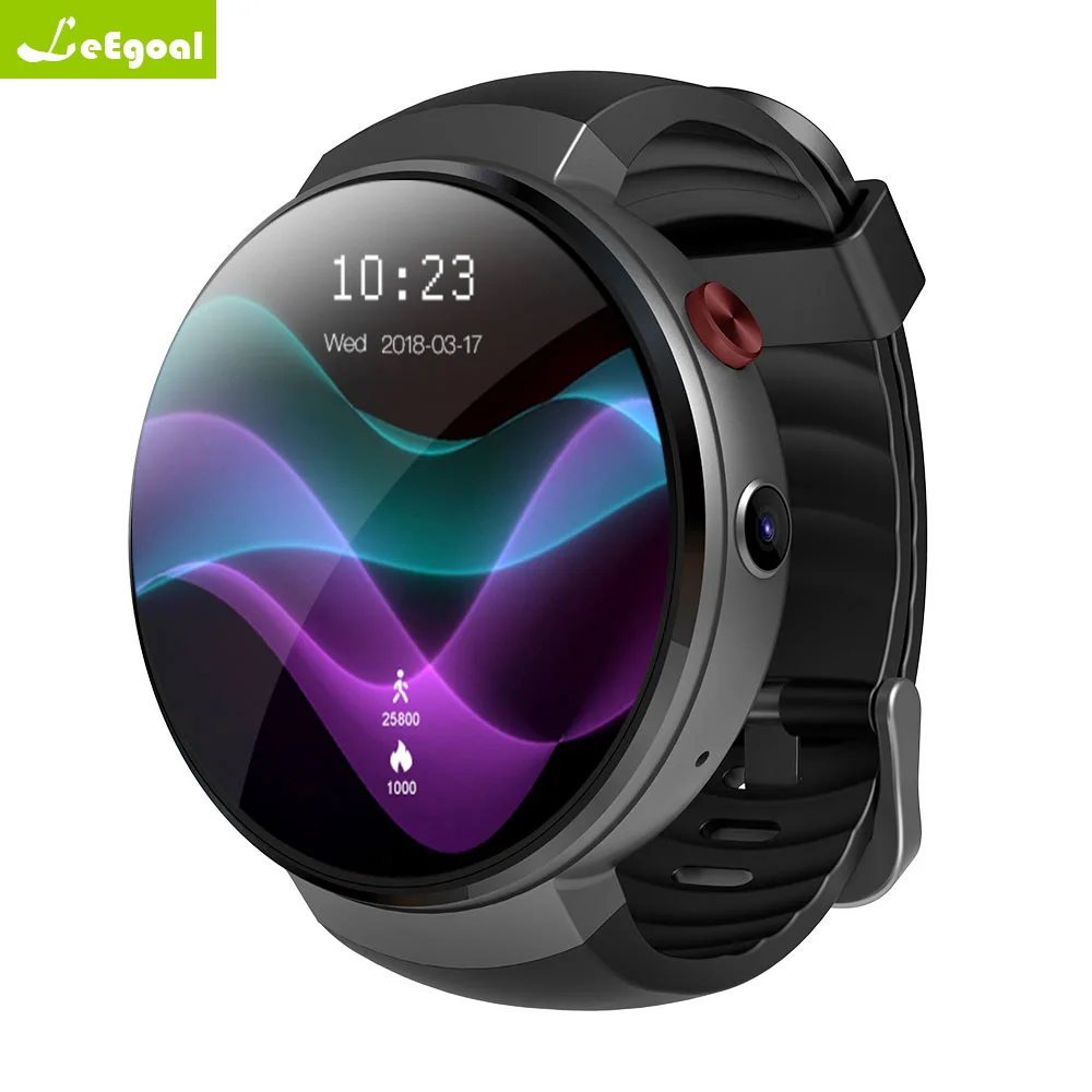 Leegoal LEM7 умные часы Android 7 0 телефон LTE 4G Смарт сердечного ритма 1 ГБ + 16 с Камера