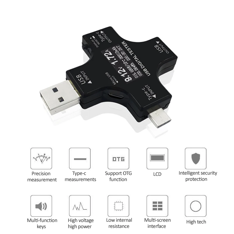 STOD usb type C PD тестер напряжения постоянного тока до 30 в ток 5A OTG Быстрая зарядка 3,0 для Macbook зарядное устройство чехол для проводов USB-C адаптер