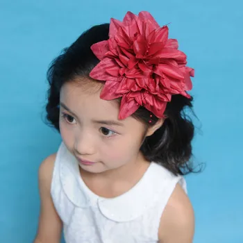 

20 pcs 6.5inch hair bow Free Shipping Wholesalelot, Mini diamond Hairbows WITHOUT CLIP Hair Accessory,pearlHair Bow